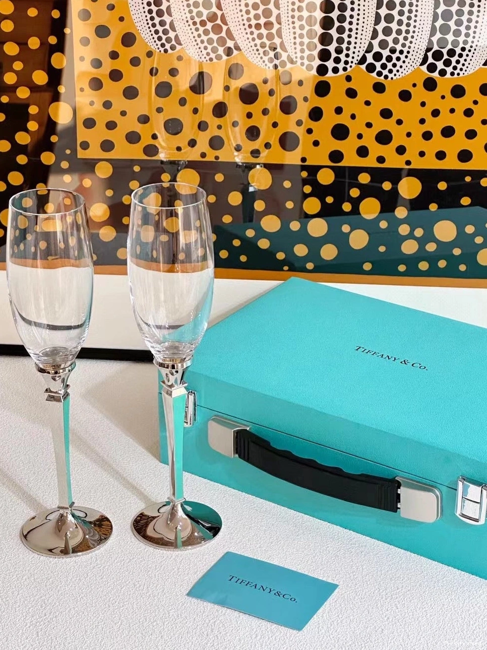 WINE GLASSWARE TIFFANY SET 0728